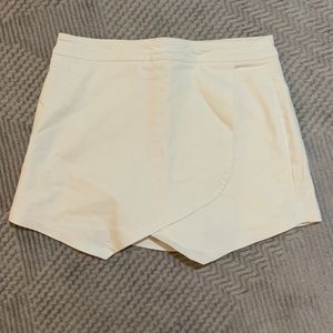 White Denim Skort